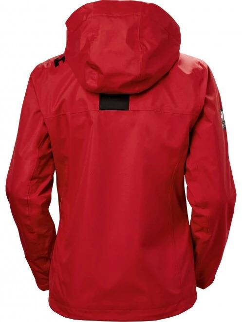 Helly Hansen W Crew Hooded Midlayer Jacket női vitorlás kabát piros színben 7