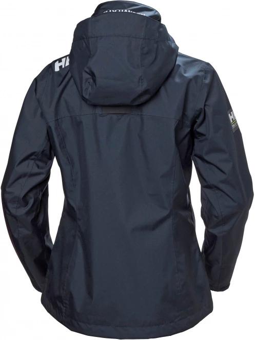 Helly Hansen W Crew Hooded Midlayer Jacket női vitorlás kabát sötétkék színben 3