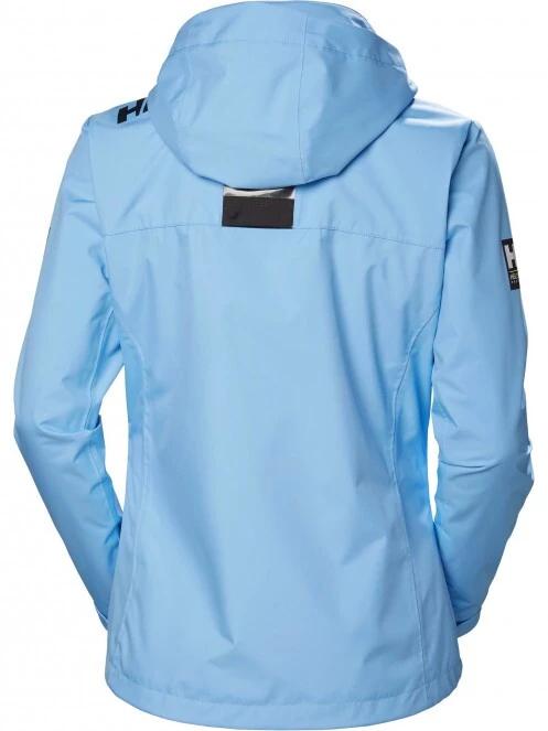 Helly Hansen W Crew Hooded Midlayer Jacket női vitorlás kabát világoskék színben 9