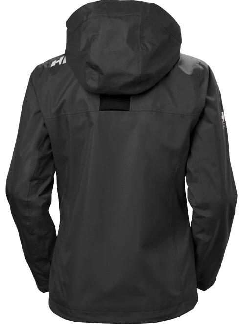 Helly Hansen W Crew Hooded Midlayer Jacket női vitorlás kabát fekete színben 3