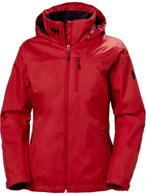 Helly Hansen W Crew Hooded Midlayer Jacket női utcai kabát piros színben 6