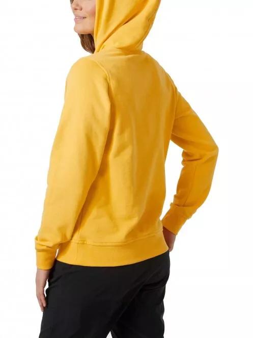 Helly Hansen W Hh Logo Hoodie női kapucnis pulóver sárga színben 3