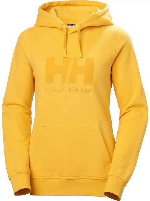 Helly Hansen W Hh Logo Hoodie női kapucnis pulóver sárga színben 4