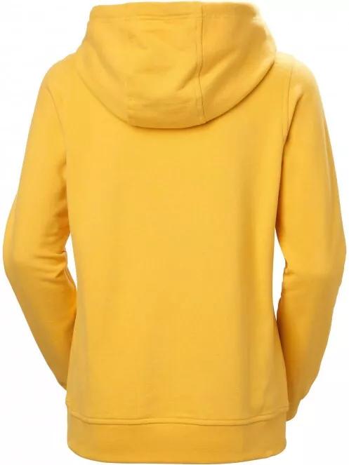 Helly Hansen W Hh Logo Hoodie női kapucnis pulóver sárga színben 5