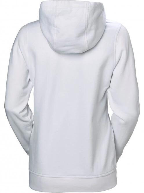 Helly Hansen W Hh Logo Hoodie női kapucnis pulóver fehér színben 3