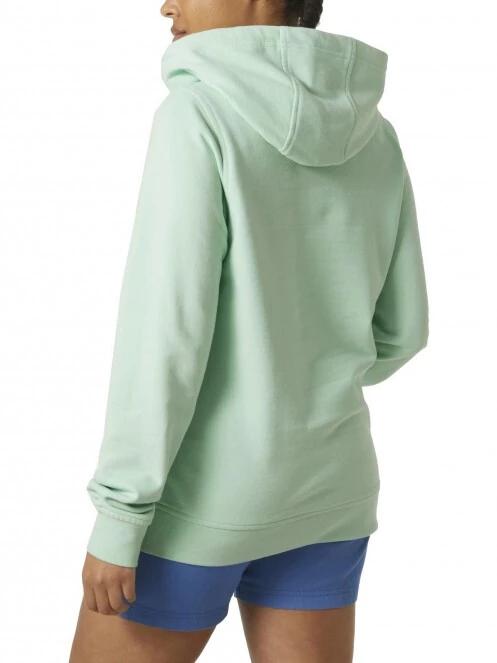 Helly Hansen W Hh Logo Hoodie női kapucnis pulóver zöld színben 3
