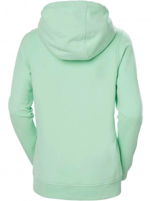 Helly Hansen W Hh Logo Hoodie női kapucnis pulóver zöld színben 5