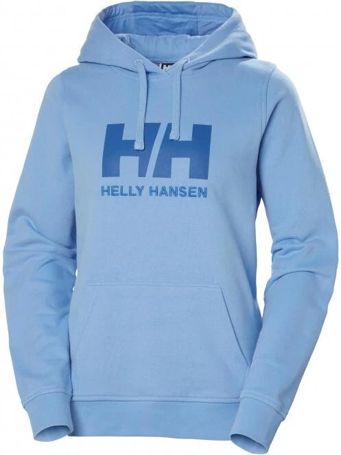 Helly Hansen W Hh Logo Hoodie női kapucnis pulóver kék színben 4