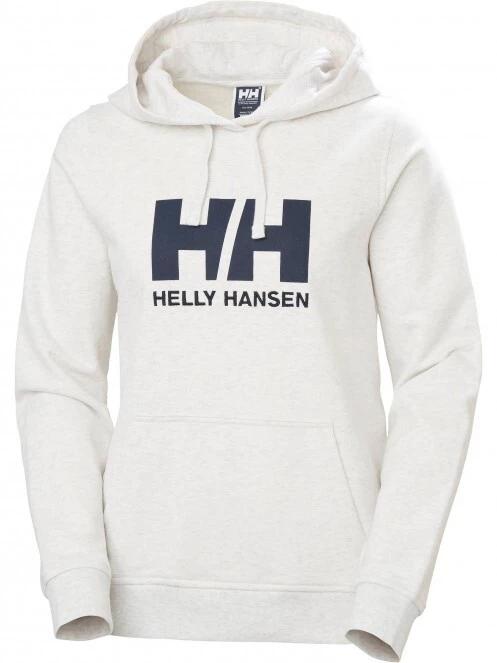 Helly Hansen W Hh Logo Hoodie női kapucnis pulóver fehér színben 4