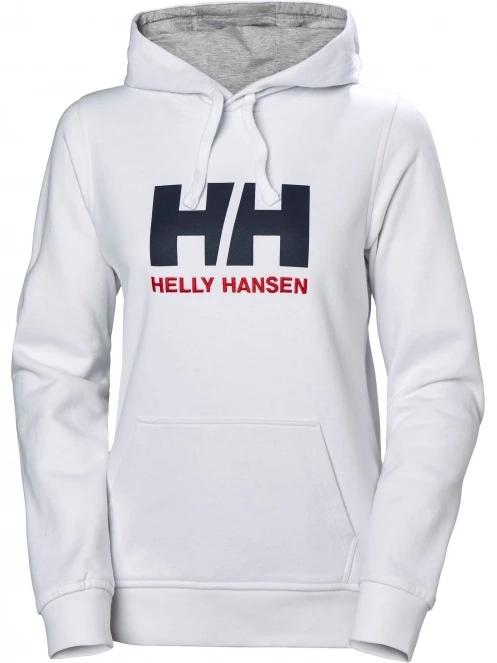 Helly Hansen W Hh Logo Hoodie női kapucnis pulóver fehér színben 2