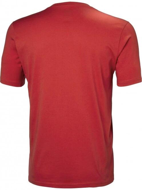 Helly Hansen Hh Logo T-Shirt férfi rövid ujjú póló piros színben 3