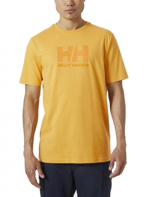 Helly Hansen Hh Logo T-Shirt férfi rövid ujjú póló narancssárga színben 2