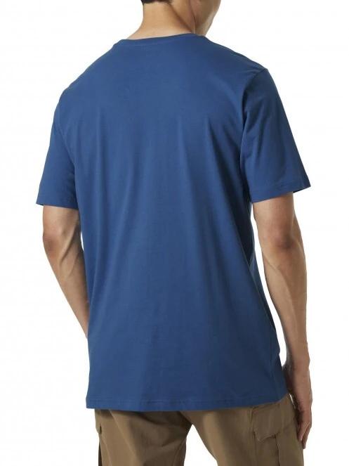 Helly Hansen Hh Logo T-Shirt férfi rövid ujjú póló kék színben 3