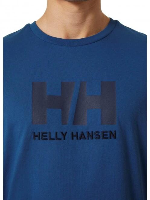 Helly Hansen Hh Logo T-Shirt férfi rövid ujjú póló kék színben 4