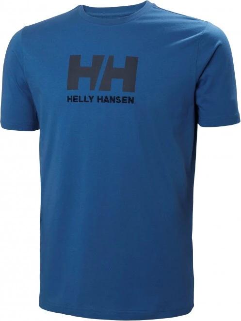 Helly Hansen Hh Logo T-Shirt férfi rövid ujjú póló kék színben 5