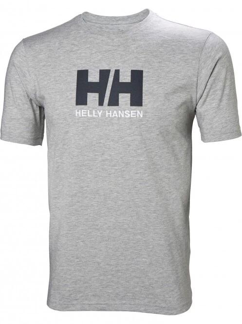 Helly Hansen Hh Logo T-Shirt férfi rövid ujjú póló szürke színben 2