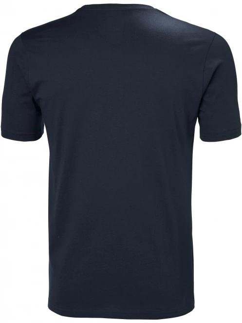 Helly Hansen Hh Logo T-Shirt férfi rövid ujjú póló sötétkék színben 3
