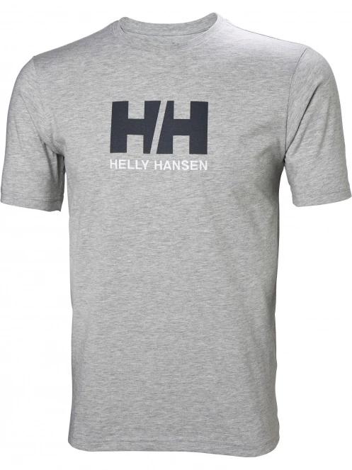 Helly Hansen Hh Logo T-Shirt férfi rövid ujjú póló szürke színben 2