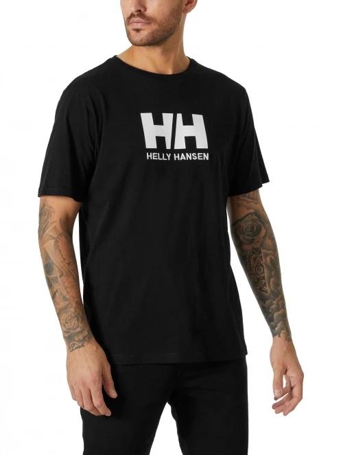 Helly Hansen Hh Logo T-Shirt férfi rövid ujjú póló fekete színben 2