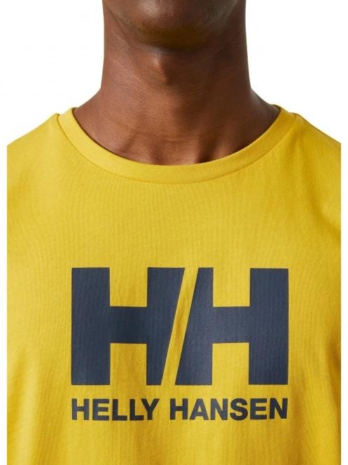 Helly Hansen Hh Logo T-Shirt férfi ujjatlan póló sárga színben 4