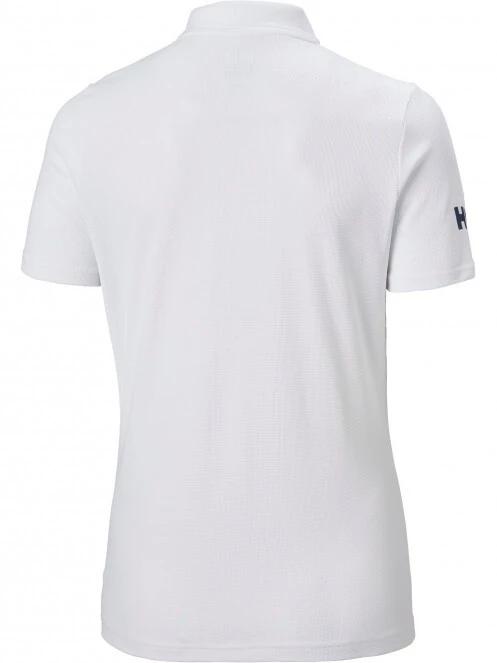 Helly Hansen W Crew Tech Polo női galléros póló fehér színben 3