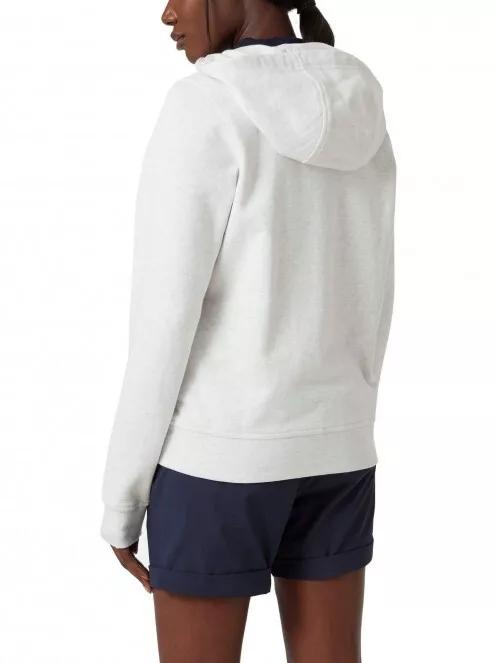 Helly Hansen W Hh Logo Full Zip Hoodie női kapucnis pulóver fehér színben 3