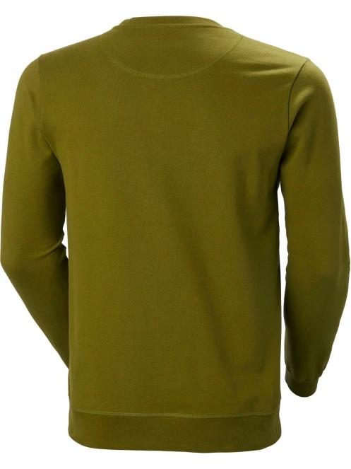 Helly Hansen Hh Logo Crew Sweat férfi kapucnis pulóver oliva színben 7