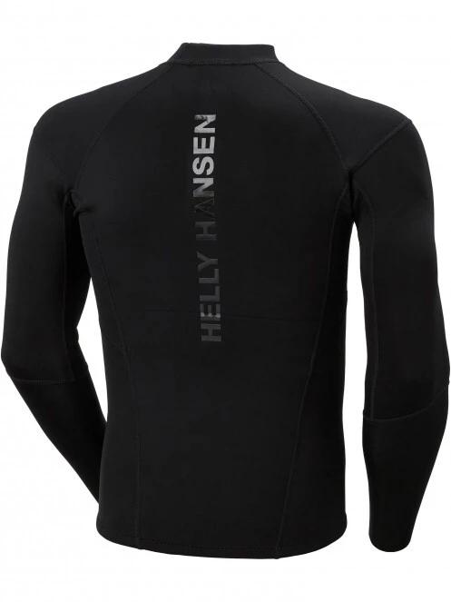 Helly Hansen Waterwear Top férfi hosszú ujjú neoprén felső fekete színben 3