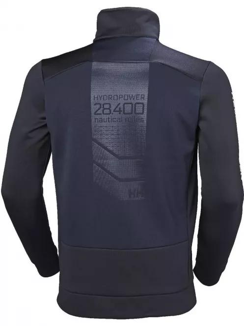 Helly Hansen Hp Fleece Jacket férfi polár pulóver sötétkék színben 5