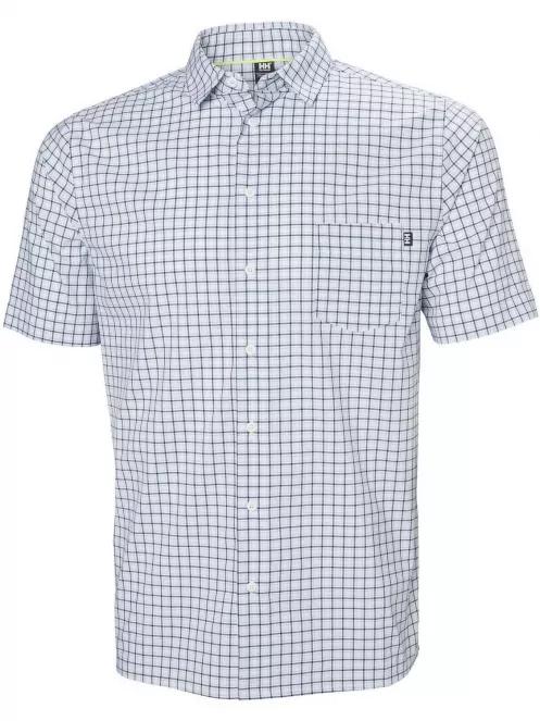 Helly Hansen Fjord Qd Ss Shirt férfi rövid ujjú ing fehér színben 2