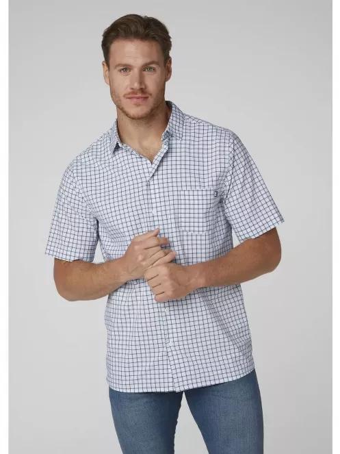 Helly Hansen Fjord Qd Ss Shirt férfi rövid ujjú ing fehér színben 4