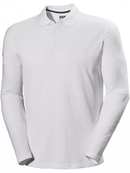 Helly Hansen Crewline Ls Polo férfi hosszú ujjú galléros póló fehér színben 2