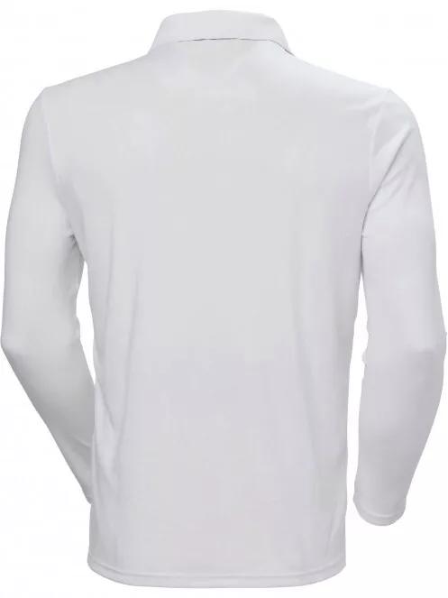 Helly Hansen Crewline Ls Polo férfi galléros póló fehér színben 3