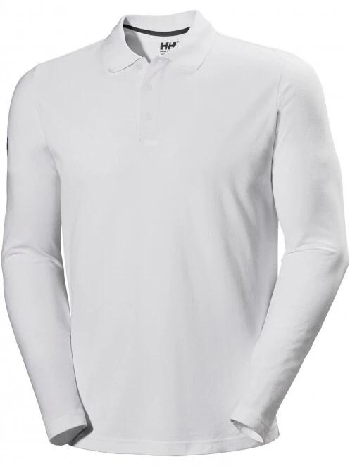 Helly Hansen Crewline Ls Polo férfi galléros póló fehér színben 2