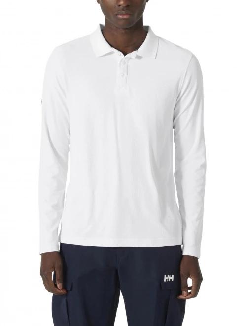 Helly Hansen Crewline Ls Polo férfi hosszú ujjú póló fehér színben 2
