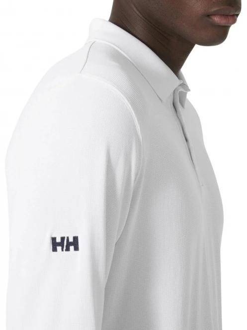 Helly Hansen Crewline Ls Polo férfi hosszú ujjú póló fehér színben 5