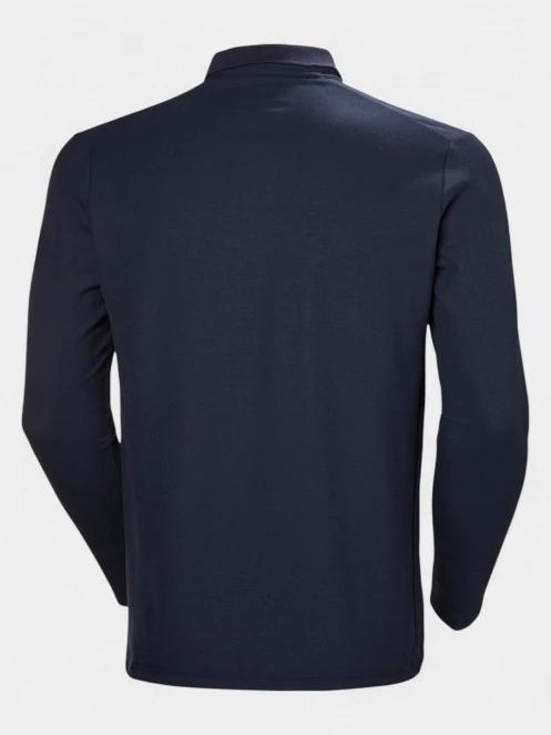 Helly Hansen Crewline Ls Polo férfi hosszú ujjú póló sötétkék színben 7
