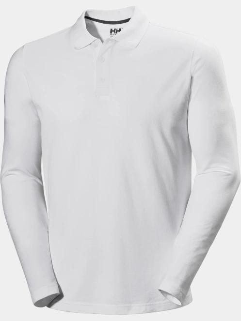 Helly Hansen Crewline Ls Polo férfi hosszú ujjú galléros póló fehér színben 6
