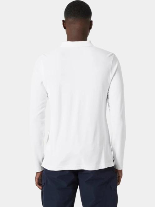 Helly Hansen Crewline Ls Polo férfi hosszú ujjú galléros póló fehér színben 3