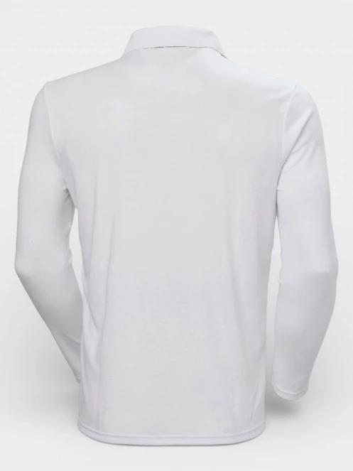 Helly Hansen Crewline Ls Polo férfi hosszú ujjú galléros póló fehér színben 7