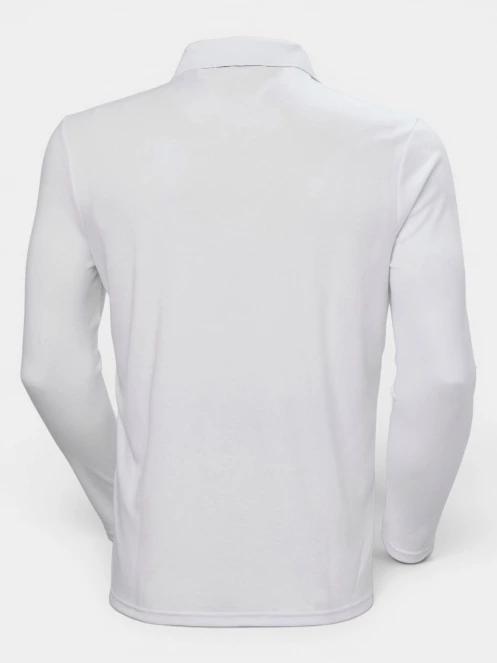Helly Hansen Crewline Ls Polo férfi hosszú ujjú galléros póló fehér színben 3