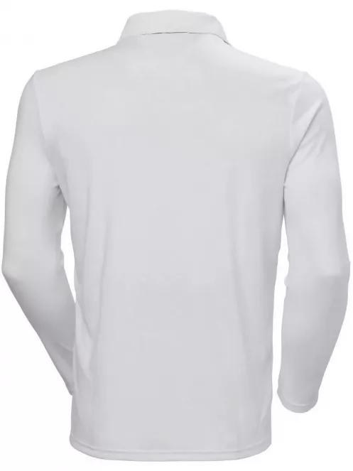Helly Hansen Crewline Ls Polo férfi hosszú ujjú galléros póló fehér színben 3
