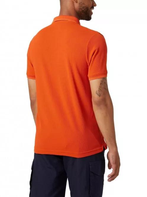 Helly Hansen Kos Polo férfi galléros póló narancssárga színben 3