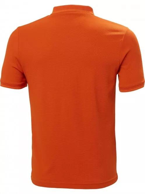 Helly Hansen Kos Polo férfi galléros póló narancssárga színben 5