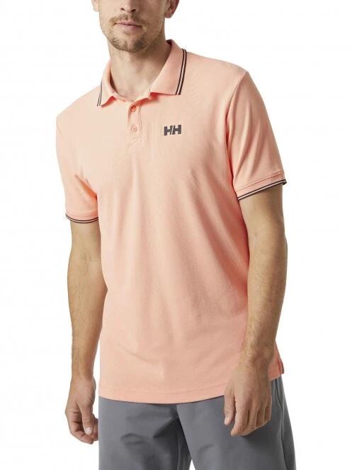 Helly Hansen Kos Polo férfi galléros póló sárga színben 2