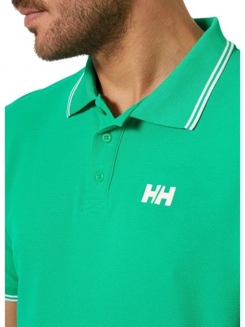 Helly Hansen Kos Polo férfi galléros póló zöld színben 4