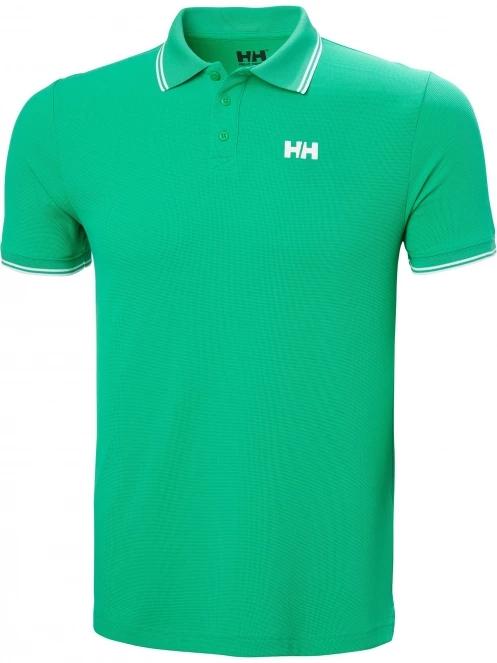 Helly Hansen Kos Polo férfi galléros póló zöld színben 5