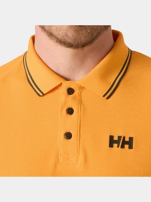 Helly Hansen Kos Polo férfi galléros póló narancssárga színben 4