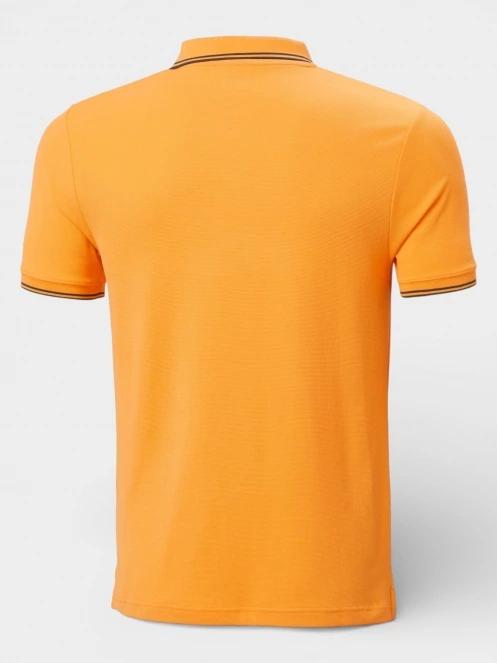 Helly Hansen Kos Polo férfi galléros póló narancssárga színben 7