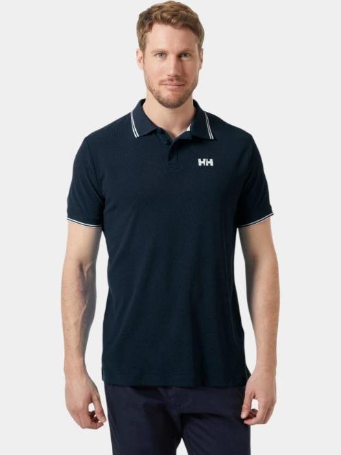 Helly Hansen Kos Polo férfi galléros póló sötétkék színben 2